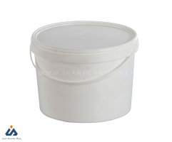 سطل پلاستیکی صنعتی رنگی تابا پلاستیک 4 لیتری 104