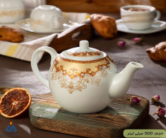 قوری چای چینی طرح روسی سایز متوسط