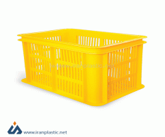 جعبه صنعتی پلاستیکی زرد تابا پلاستیک تاپکو LA532
