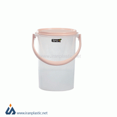 سطل 5 لیتری شفاف تابا پلاستیک تاپکو