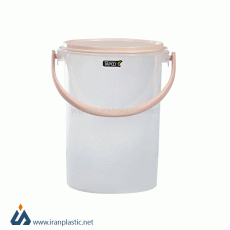 سطل 12 لیتری شفاف تابا پلاستیک تاپکو 139