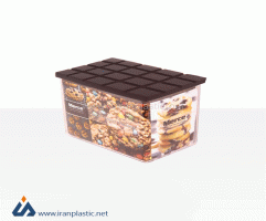 باکس کوکی درب شکلات مرسه پلاستیک 90030