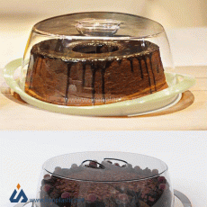 ظرف نگهدارنده کیک و شیرینی مرسه پلاستیک 90070