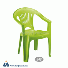 صندلی ناصر پلاستیک دسته دار بزرگ کد 848