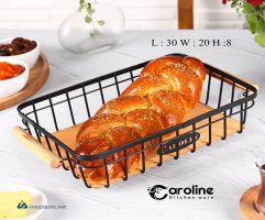 سبد میوه دسته دار فلزی بزرگ کارولین 5021