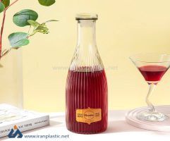 بطری شیشه ای 1 لیتری هوم کت پلاستیک 3965