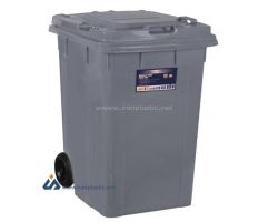 سطل 240 لیتری چرخ دار و پدال دار ماهینی پلاستیک