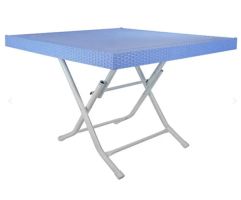 میز حصیربافت تاشو پایه فلزی هوم کت پلاستیک 2251