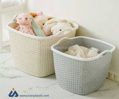 سبد رخت مربع پالرمو اکسون پلاستیک 1090