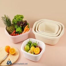 سرویس ۶ پارچه آبکش و لگن آتوسا اکسن پلاستیک 1030