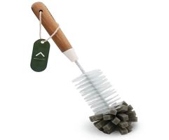 برس بطری شوی دسته چوبی کلبه پلاستیک
